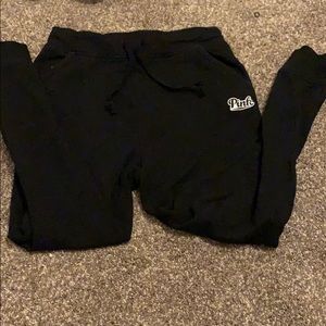 PINK embroidered sweatpants